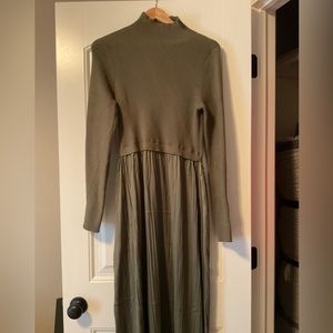 Anthropologie Twofer long dress size L